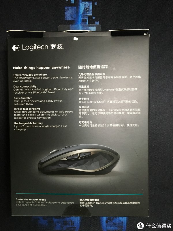 罗技MX Anywhere2无线鼠标  包装