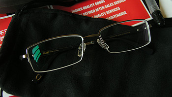 晒晒本人配镜史上最便宜的HAN 汉代 纯钛眼镜架+镜片