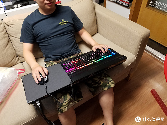 corsair 美商海盗船 lapdog 键鼠托盘 — 最速开箱评测