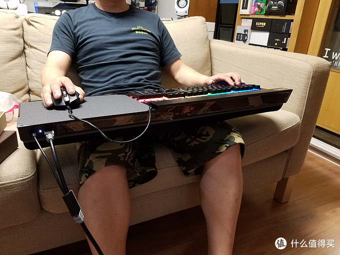 corsair 美商海盗船 lapdog 键鼠托盘 — 最速开箱评测