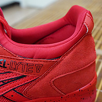 #原创新人# ASICS 亚瑟士 Unisex GEL-LYTE V 中性款休闲运动鞋 骚红款 晒单