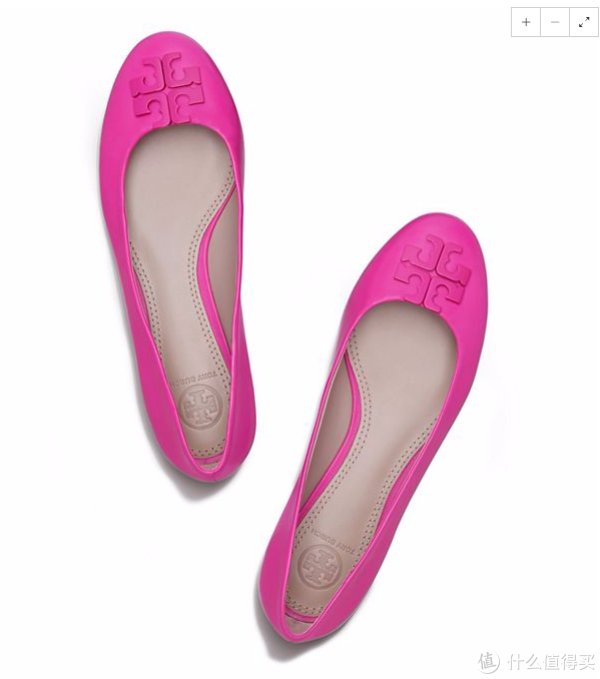 #原创新人# Tory Burch 汤丽柏琦 玫红色平底鞋 开箱