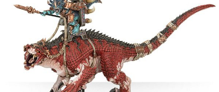 本站首晒# 战锤中古新年包 — 蜥蜴人(seraphon)模型