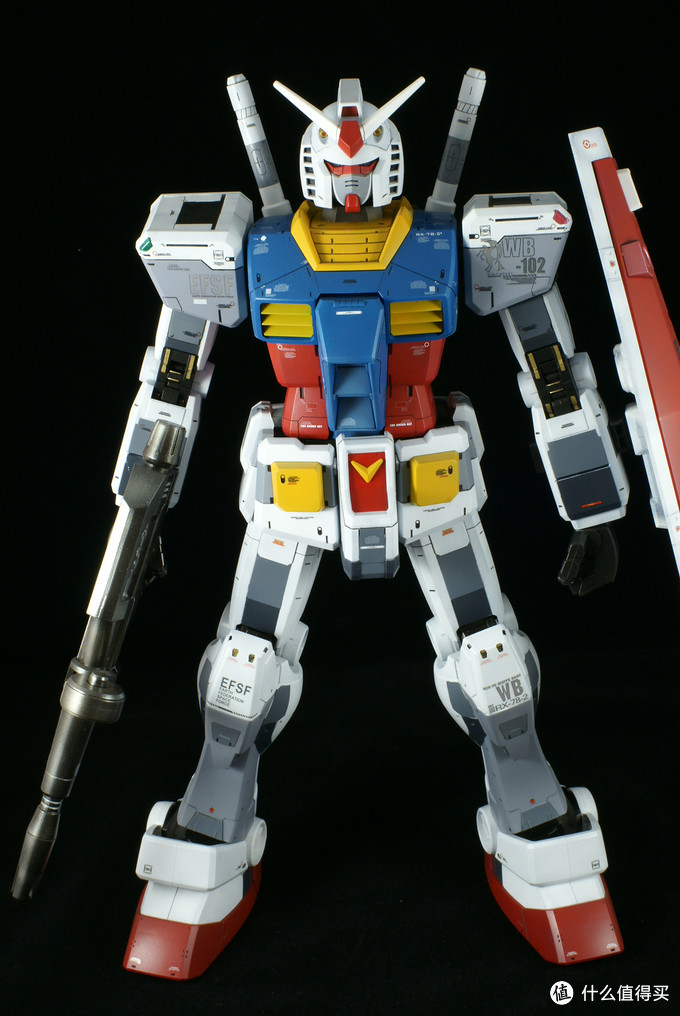 手头现有的bandai 万代 元祖高达rx-78-2各种比例的对比