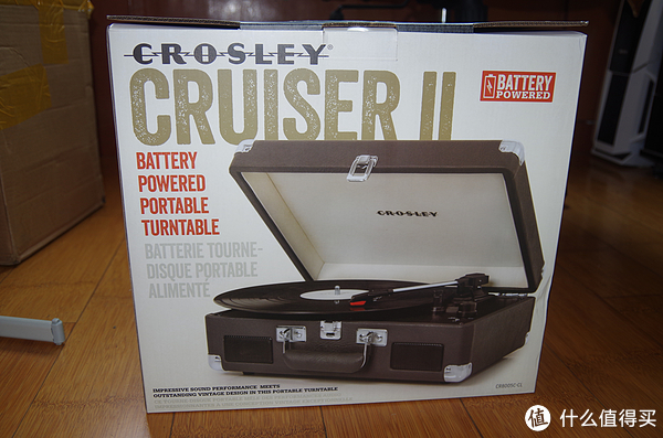 CROSLEY Cruiser II 便携式LP黑胶唱机 本体正面照