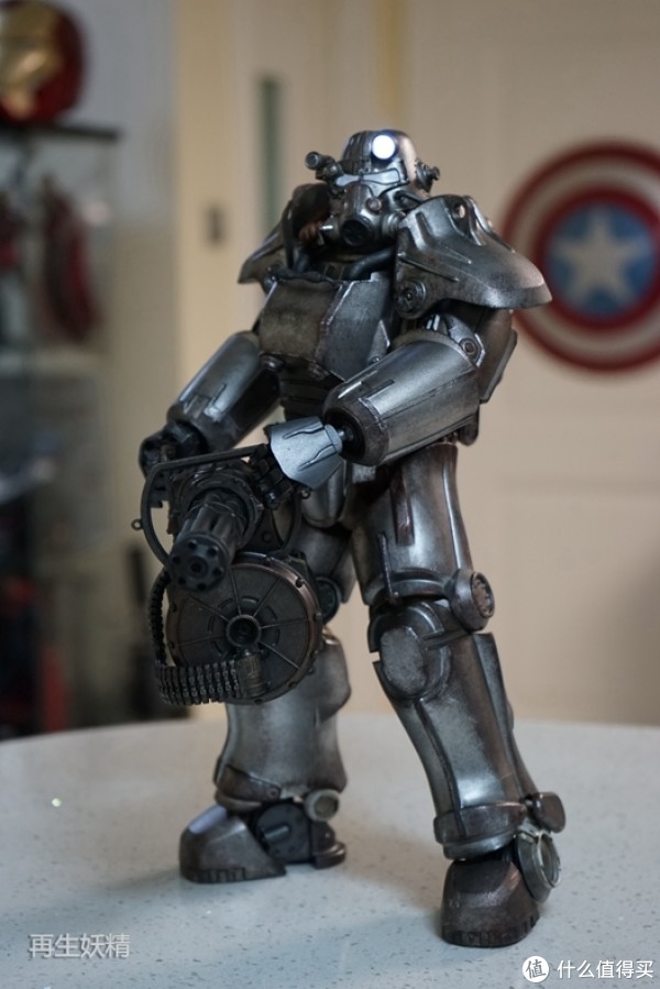 辐射t-45 动力装甲 1/6 可动人偶(高级版) 开箱把玩