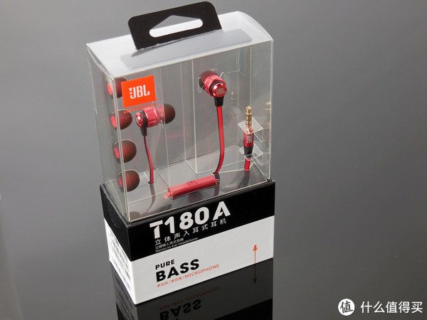 jbl t180a 入耳式带线控耳机外观展示(腔体|线控|插头|硅胶套)