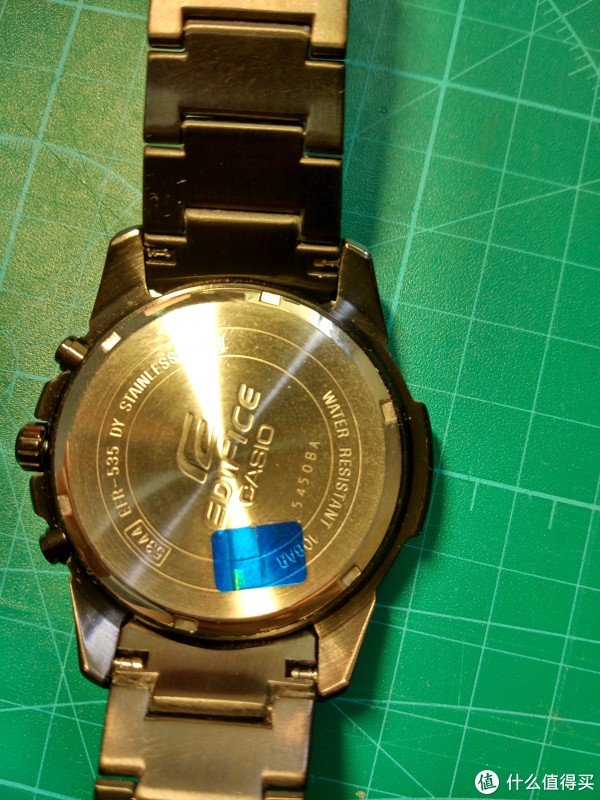 卡西欧edifice机芯,edifice卡西欧casio 表盲晒个表:上手 casio 卡西欧 手表 edifice系列钢带