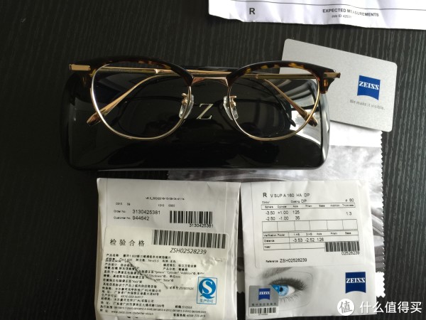 zeiss 蔡司 新三维博锐单光近视眼镜片 夏蒙z钛镜架 购买记录