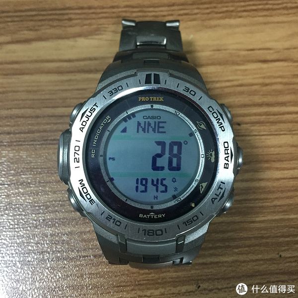 casio 卡西欧 pro trek 系列 prw-3100t-7 太阳能电波