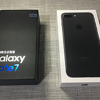 #原创新人#16年搞机路及Apple iPhone 7 Plus 磨砂黑&NOTE7星钻黑 ORZ开箱