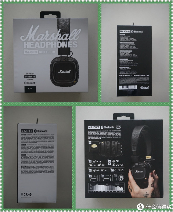 marshall major ii 蓝牙监听耳机——情怀满满 无线你