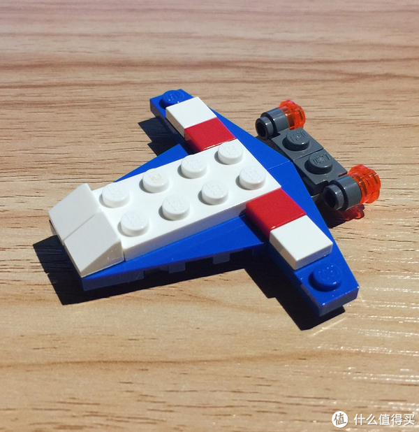 lego30070三眼仔小飞船开箱拼装遥控手柄翅膀面板喷射器挡风玻璃