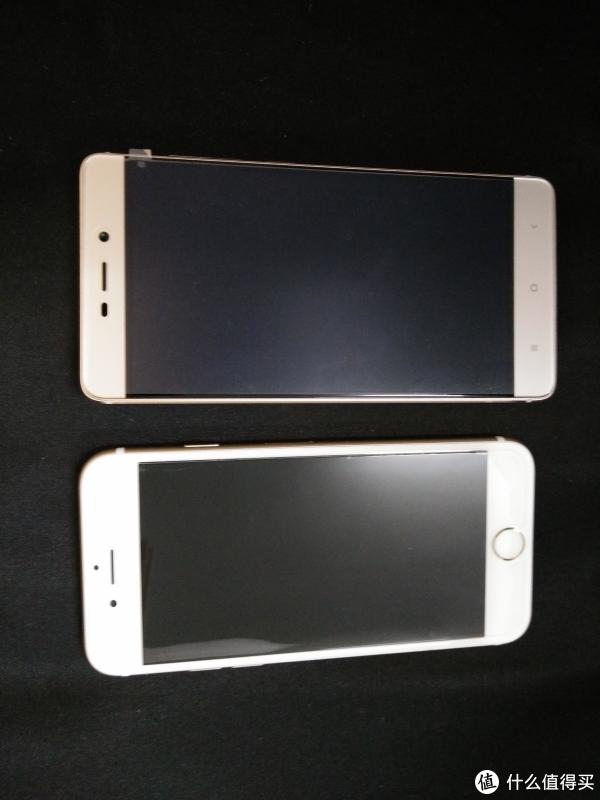 与iPhone6s进行尺寸对比-正面