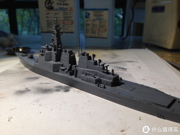 看完柯南后的冲动:长谷川1/700雾岛号驱逐舰模型