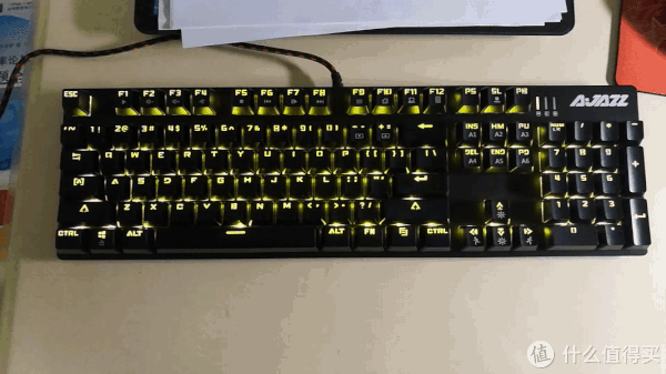 爵对电竞-ajazz黑爵机械战警合金机械键盘(青轴)众测报告