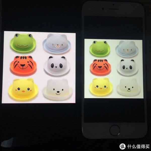 与iphone6在最高亮度下的对比