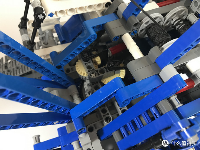 遥控乐高拼拼乐:lego 乐高 遥控改 42042 履带式起重机