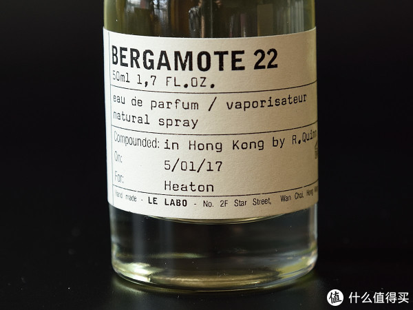 #本站首晒#高逼格的小众香水----Le Labo BERGAMOTE 22