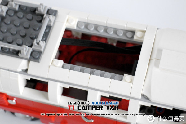 (附图纸)lego 乐高 moc,全新设计大众vw/t1 bus(camper van)