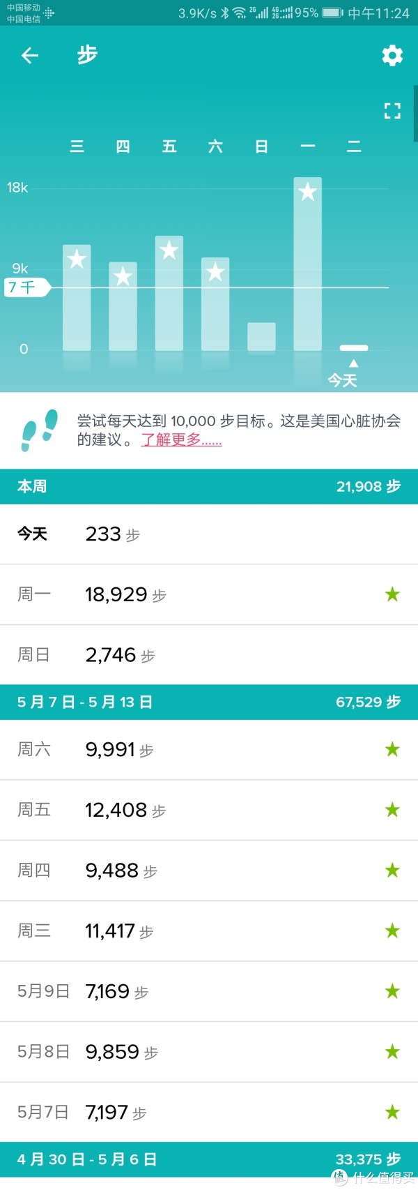 步数记录