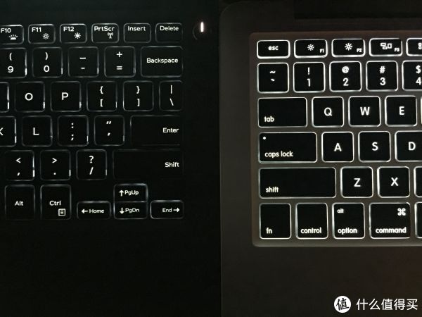 背光灯对比，XPS13惨败~