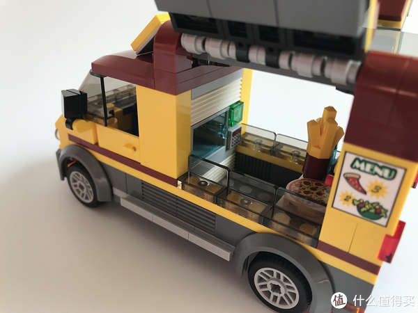 乐高 城市系列 披萨车 60150拼装展示(人仔|餐桌|披萨车)