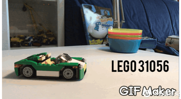 lego 乐高 创意百变三合一系列 31056 绿色敞篷车_拼插积木_什么值得