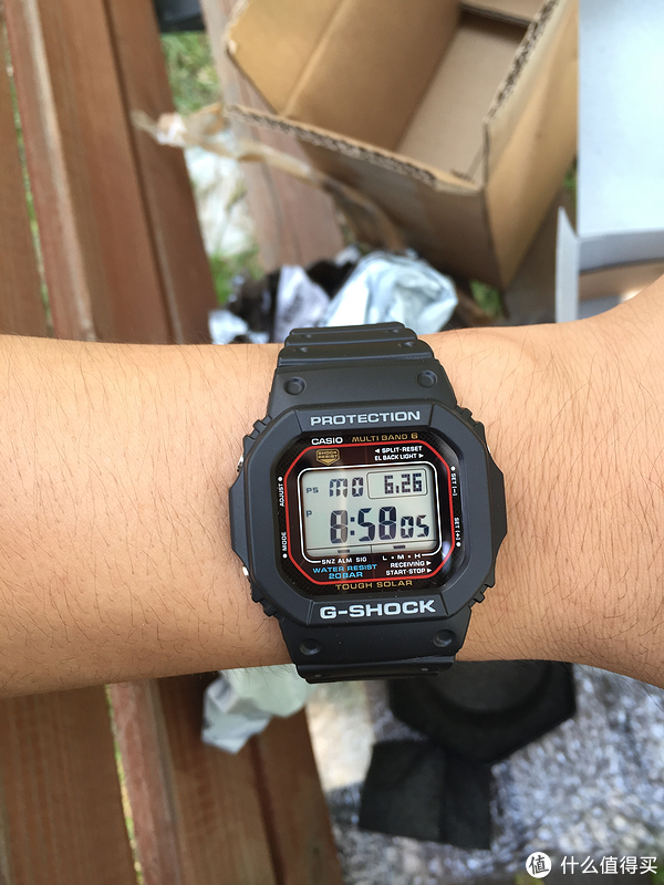 腕表界的小红圈,卡西欧 g-shock 太阳能电波腕表gwm5610-1晒单