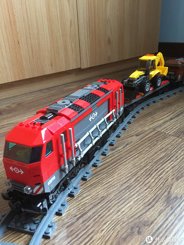 乐高60098火车玩具使用总结机车敞车平车