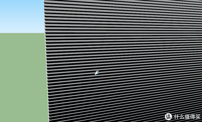 为了向大家更好的展示黑栅抗光幕的特点,特意做了个gif给大家看看