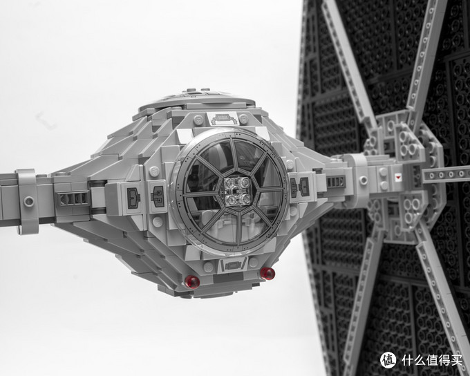 本站首晒#黑色幽灵 — 乐高 星球大战ucs 75095 钛战机 tie fighter