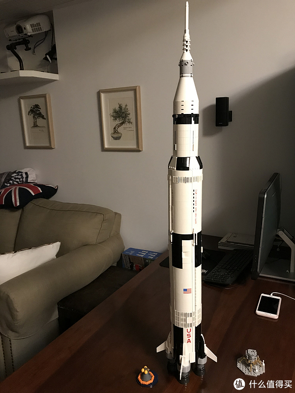 lego乐高21309ideas系列saturnⅤ阿波罗计划土星五号运载火箭开箱体验
