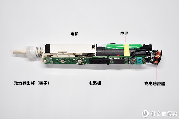 激光式电动牙刷的内部有一个电v激光振动电机,让刷头产生垂直于刷正亚声波图片