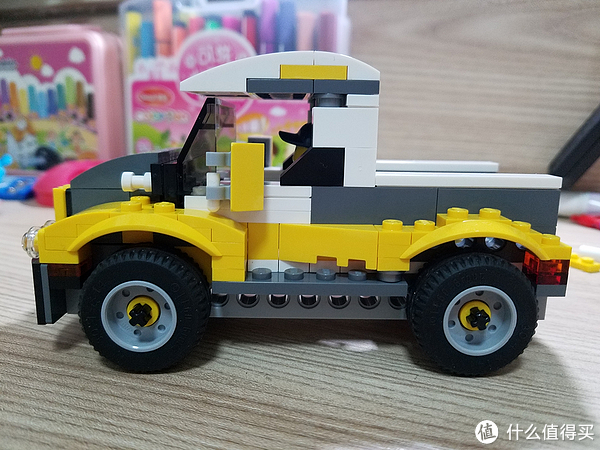 篇三:#晒单大赛#我们爱这个错—lego 乐高 31046 高速跑车 三合一体验