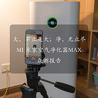 大，不只是大；净，无止尽！MI 米家空气净化器MAX众测报告