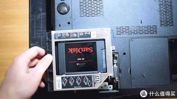 笔记本加装sandisk 闪迪 1tb ultra 3d nand sata iii 固态硬盘