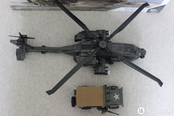 全民分享季#mega bloks 美高 使命召唤系列 dpb60 "阿帕奇"直升机