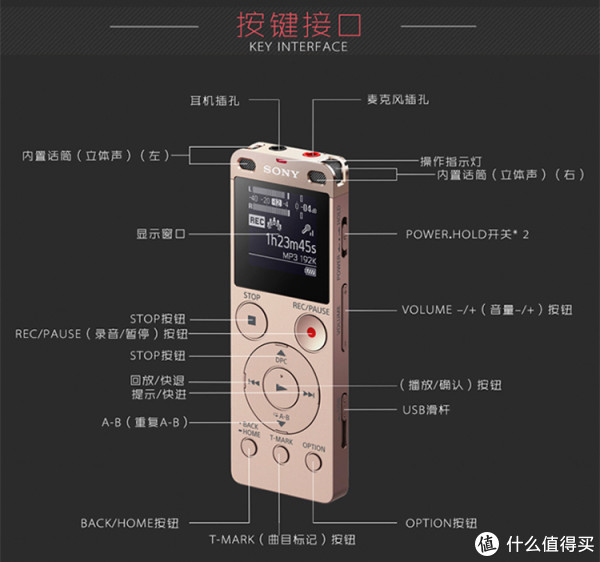 工作生活好帮手—sony索尼 icd-ux560f 录音笔晒单