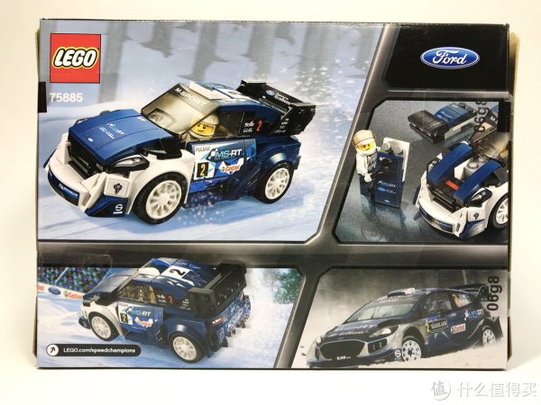 漂亮的涂装:lego 乐高 speed竞速赛车 75885 福特嘉年华车队