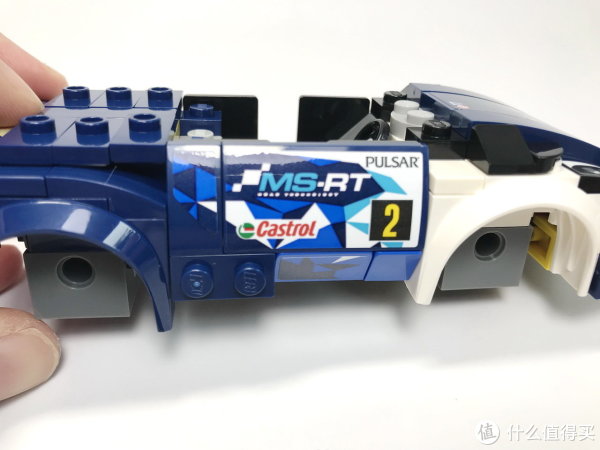 漂亮的涂装:lego 乐高 speed竞速赛车 75885 福特嘉年华车队