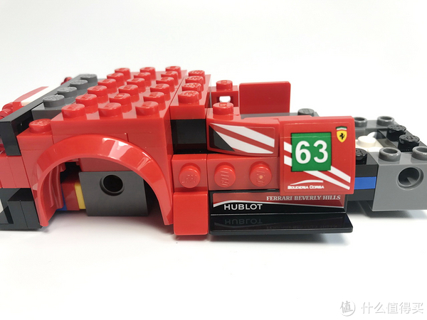 百元名车:lego 乐高 赛车系列 75886 法拉利488gt3 scuderia corsa