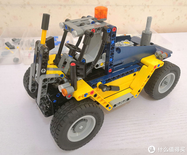 lego 乐高2018科技42079开箱及a模式-叉车 拼装体验