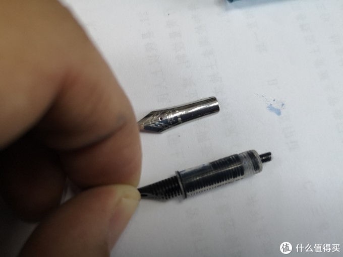 办公设备 文具用品 书写工具 钢笔 金豪钢笔 文章详情   拆开看看结构