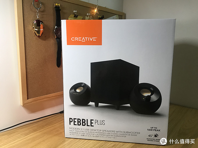 大眼萌的音乐精灵——creative pebble 创新鹅卵石桌面电脑