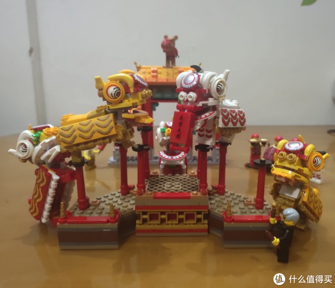 乐高鼠年新品舞狮80104迟到的开箱