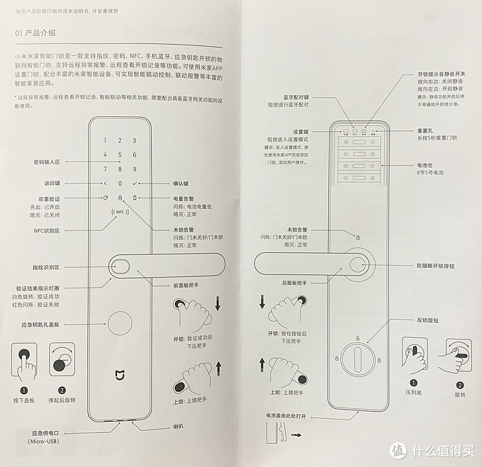 米家智能门锁(标准版)安装全过程记录