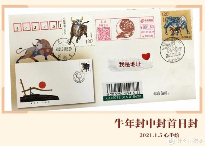 手绘封篇十一2021年各地牛年首日封片实寄赏析