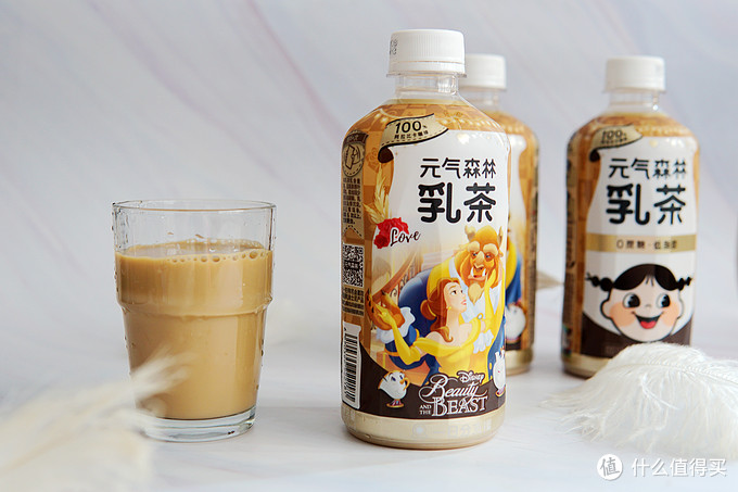 我要满满的幸福元气森林x迪士尼乳茶450ml12瓶拿铁口味试饮报告