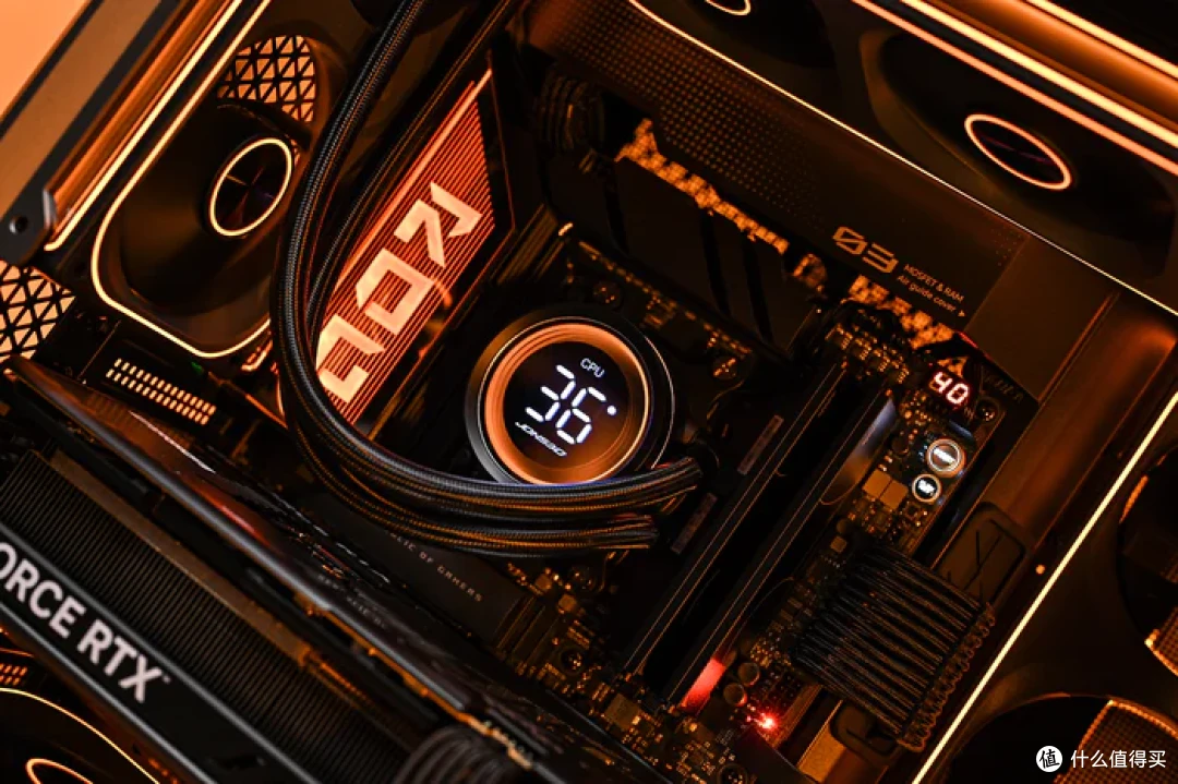 ROG X870E HERO+挚科无界 6000 C28+乔思伯 X400 装机展示